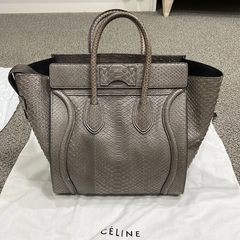Celine Bag, Size Medium, Python Skin - Picture 3 of 13